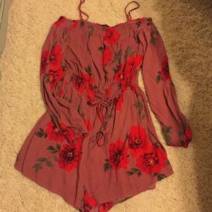 Kendall and Kylie off the shoulder romper